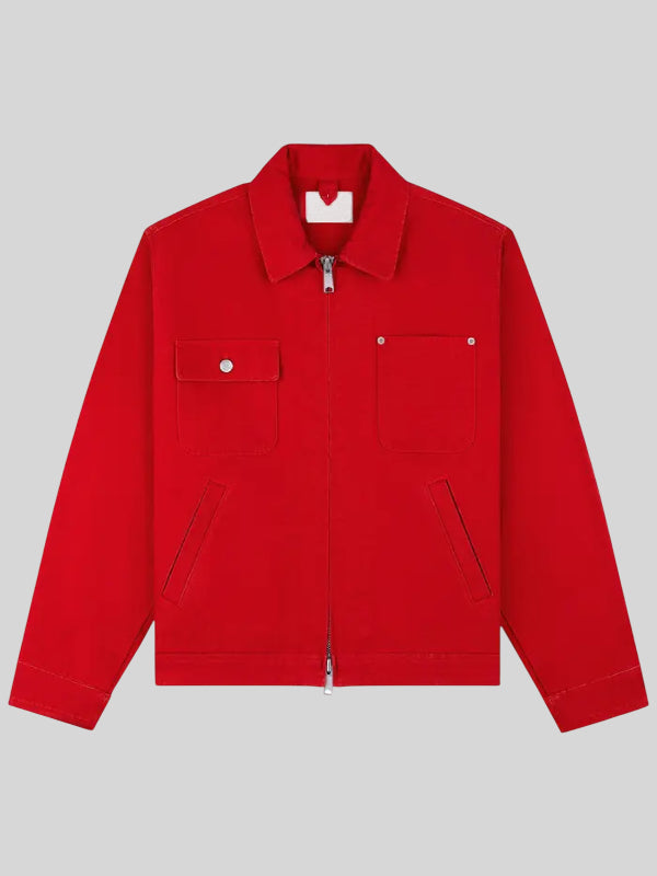 Aime Leon Dore Canvas Ranch Jacket Red