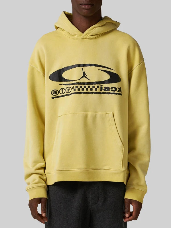 Air Jordan x Travis Scott Men's Pullover Hoodie Yellow