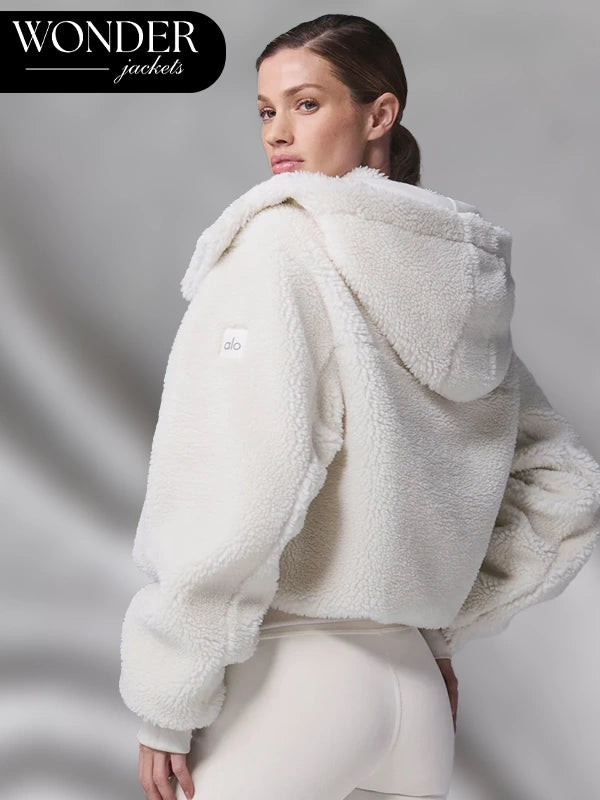 Alo Foxy Sherpa Jacket Ivory