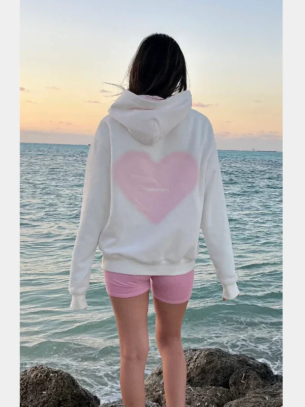 Amare Radiate Love Hoodie White