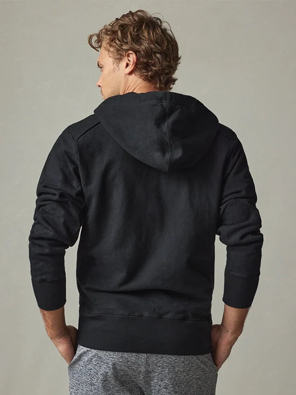 American Giant Black Full Zip Hoodie