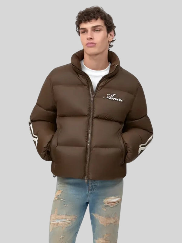 Amiri Puffer Brown Jacket