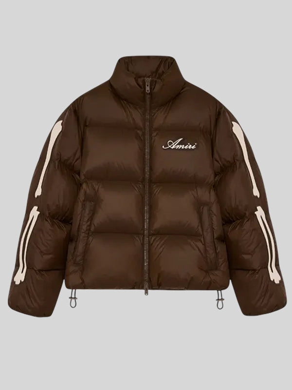 Amiri Puffer Jacket Brown