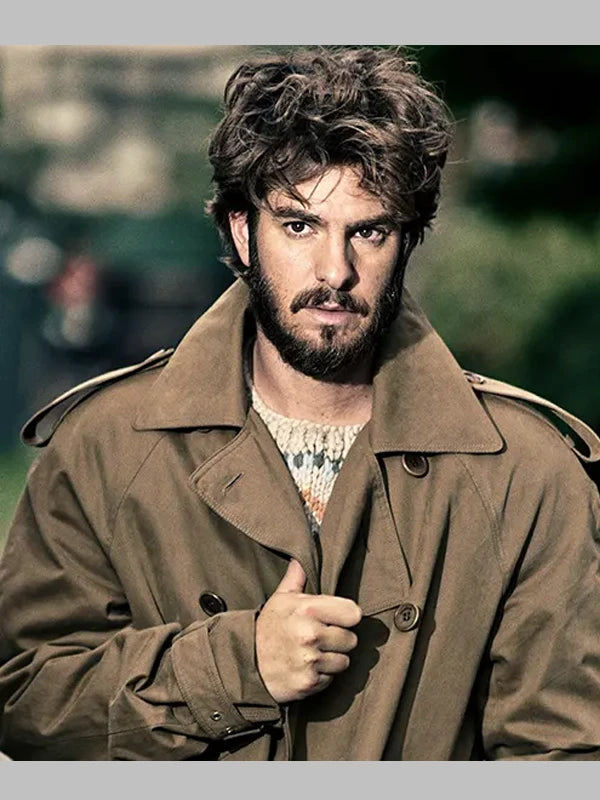 Andrew Garfield After The Hunt Brown Coat