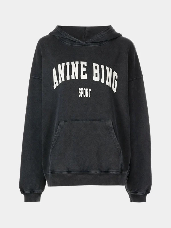 Anine Bing Hoodie Black