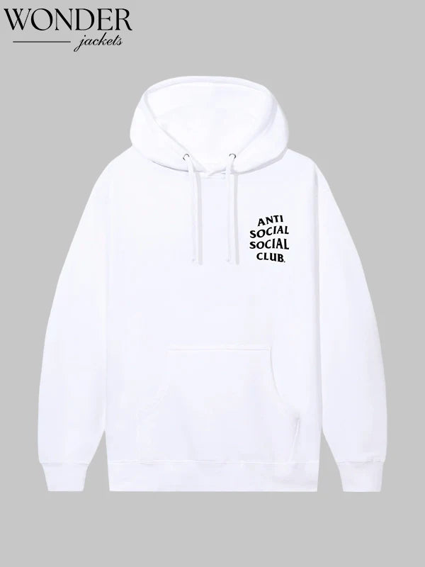 Anti Social Social Club ASSC x Goodyear Blimp Stack White Hoodie