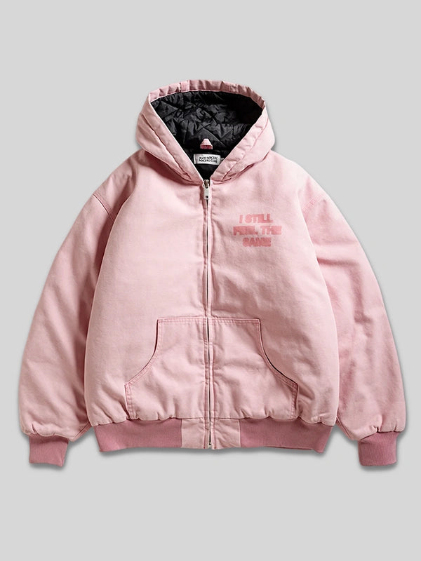 Anti Social Social Club MISSING WORK Pink JACKET