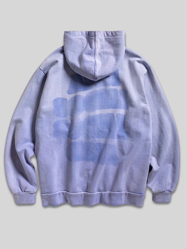 Anti Social Social Club Missing Zipper Hoodie Purple