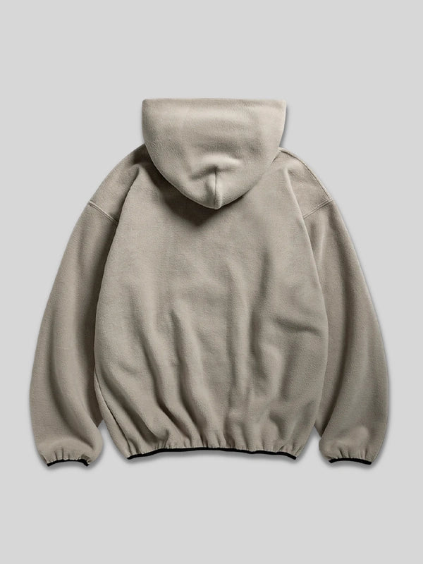 Anti Social Social Club Polar Fleece Beige Hoodie