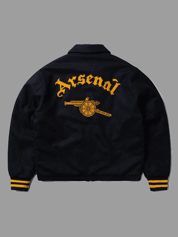 Aries x Arsenal Wool Bomber Jacket Black