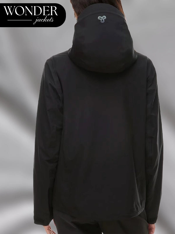 Aritzia Spring Tnaction Tracker Shell Black Jacket