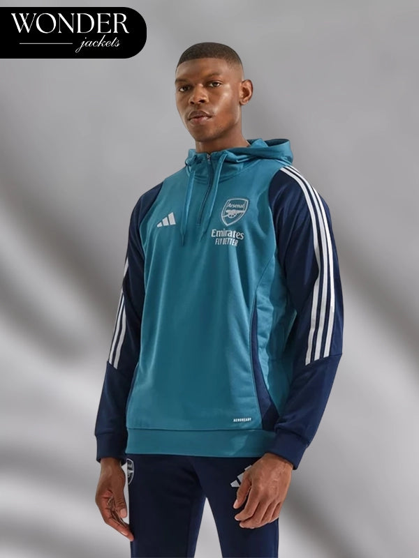 Arsenal adidas 25-26 Training Hoodie Blue