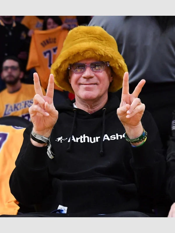 Arthur Ashe Will Ferrell Black Hoodie