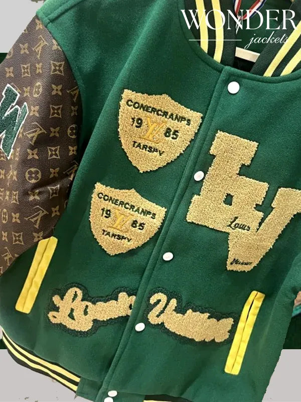 Atelier Fight Camp LV Jacket Green Brown