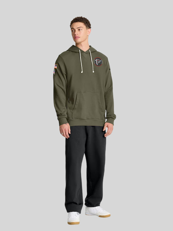 Atlanta Falcons Nike 2025 Salute to Service Hoodie Olive