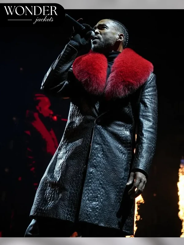 Auditorio Banamex Don Omar Leather Coat