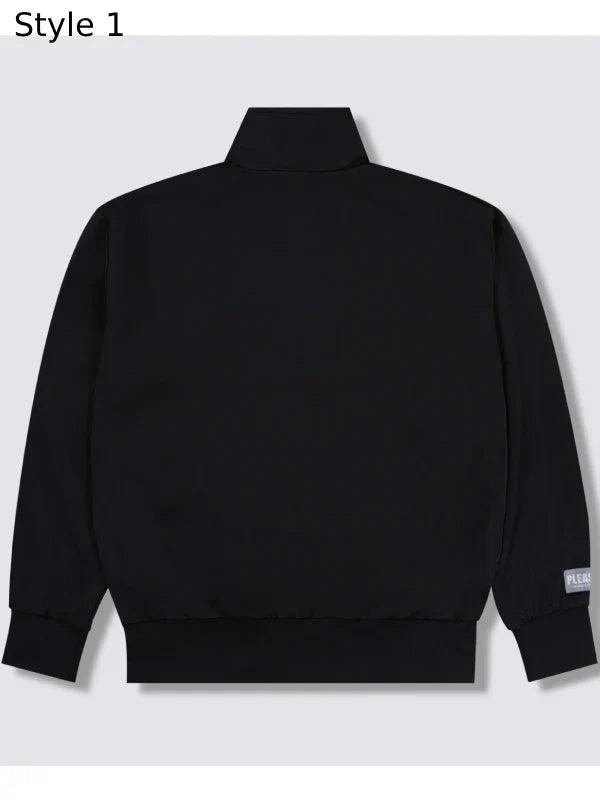 Austin Lee x Pleasures Screen Track Jacket Black