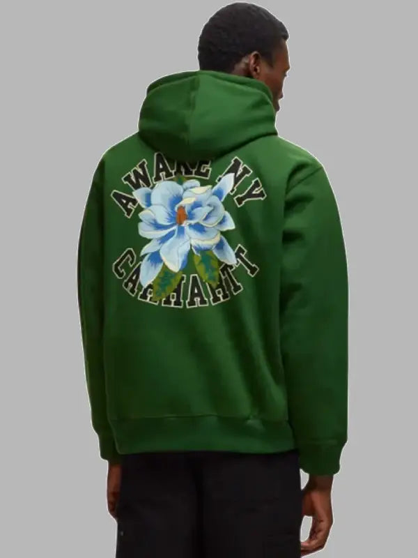 Awake NY x Carhartt WIP Printed Hoodie Green