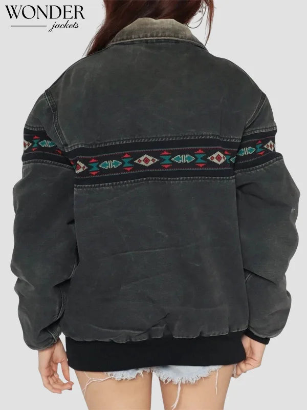 Aztec Southwestern Bomber Jacket