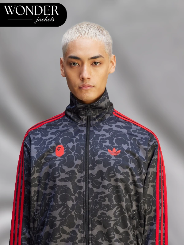 BAPE x Adidas Firebird Black Track Jacket