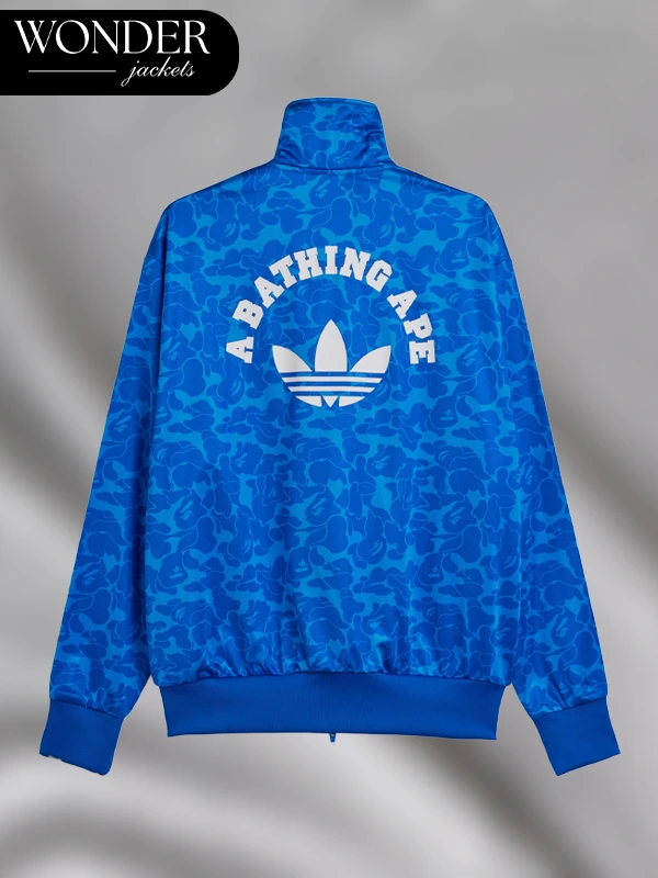 BAPE x Adidas Firebird Track Jacket Blue
