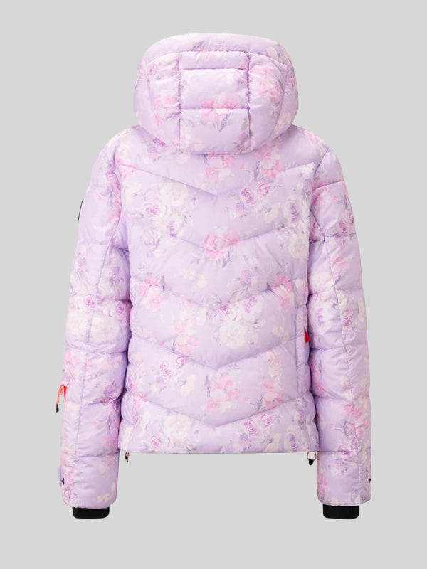 BOGNER FireIce x LoveShackFancy Saelly Ski Puffer Jacket Purple