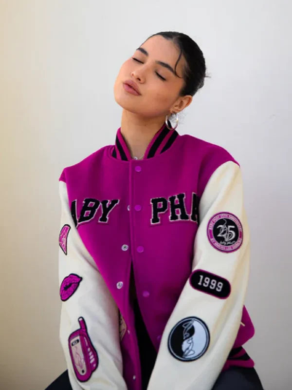 Baby Phat Pink Varsity Jacket