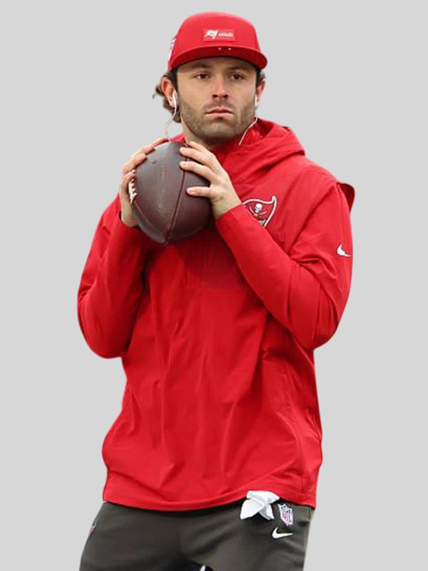 Baker Mayfield Buccaneers Sideline Anorak Hoodie Jacket