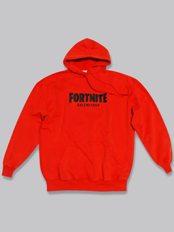 Balenciaga Fortnite Red Hoodie