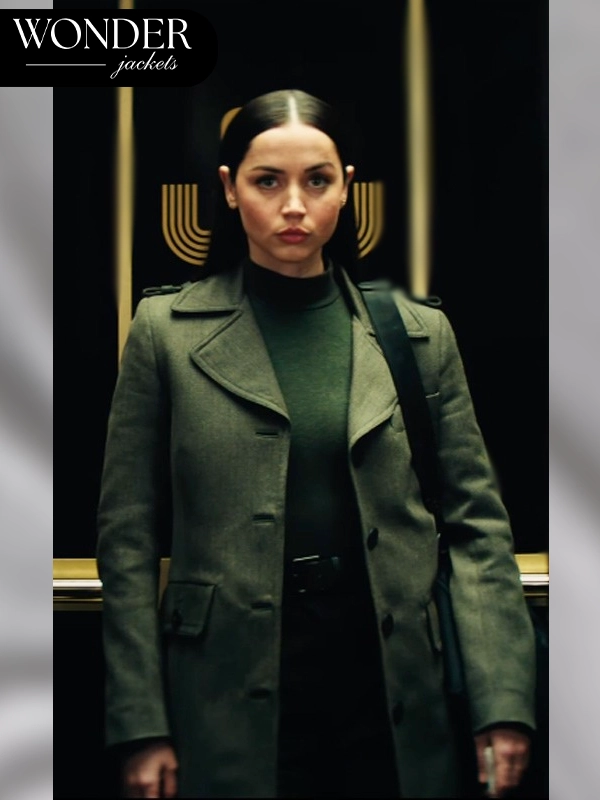 Ballerina Eve Green Wool Trench Coat