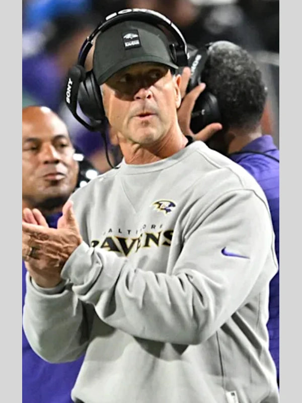 Baltimore Ravens Coach John Harbaugh Sweatshirt