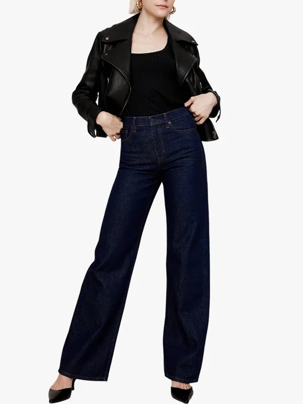 Banana Republic Enola Leather Motorcycle Jacket