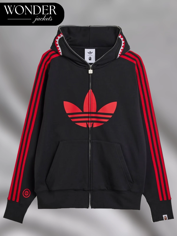 Bape x Adidas Shark Hoodie