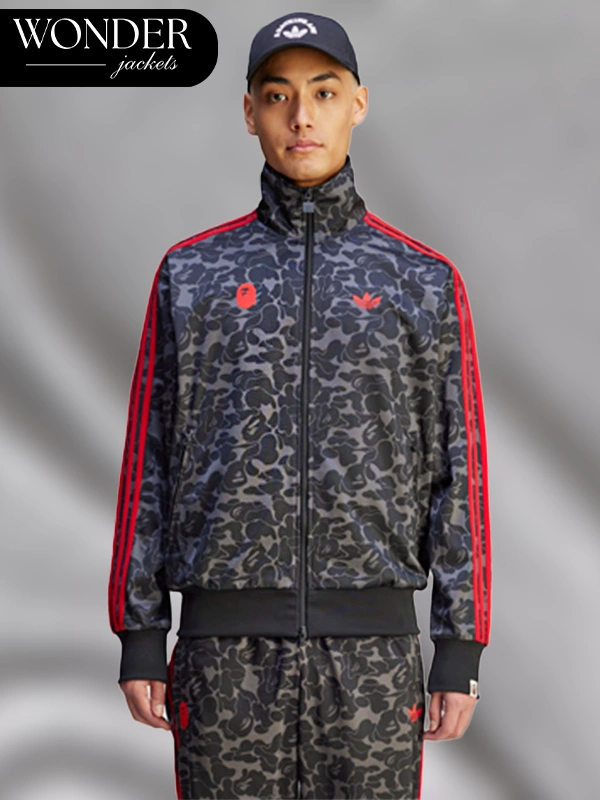 Bape x Adidas Track Jacket Black 