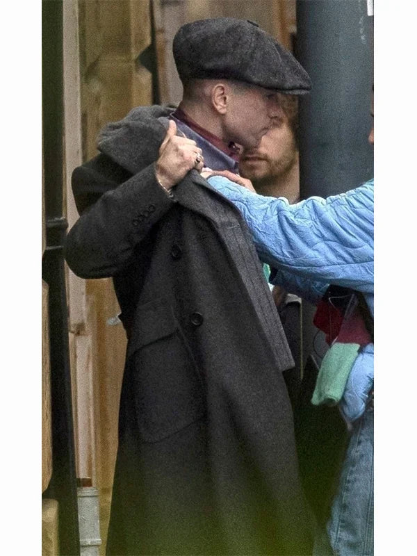 Barry Keoghan Peaky Blinders Grey Wool Coat