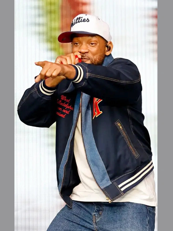 Based on a True Story Tour Will Smith Jacket Blue