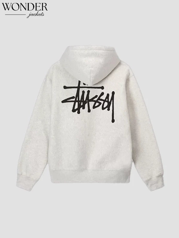 Basic Stussy Beige Hoodie