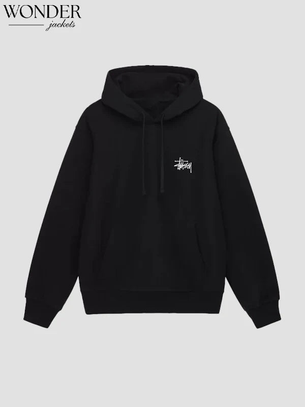 Basic Stussy Black Hoodie