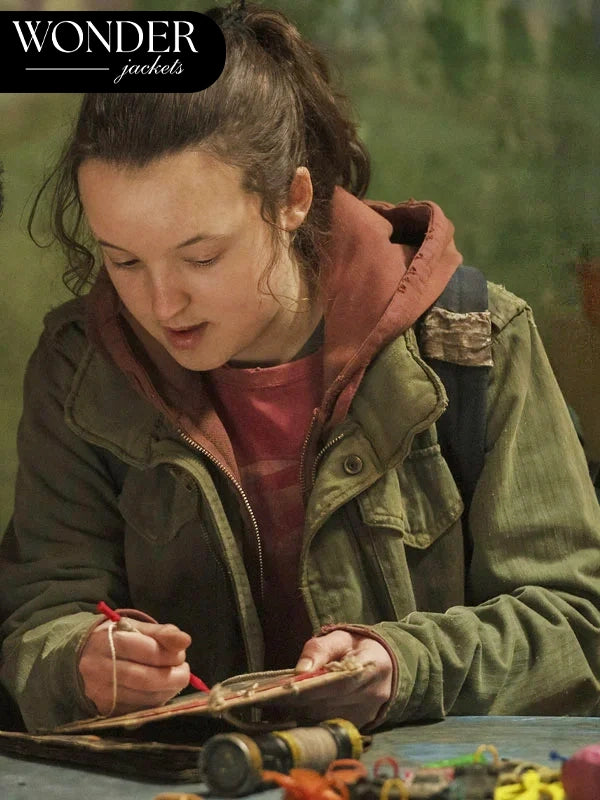 Bella Ramsey The Last of Us Season3 Green Jacket