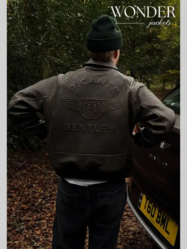 Bentley x Picante Brown Leather Jacket