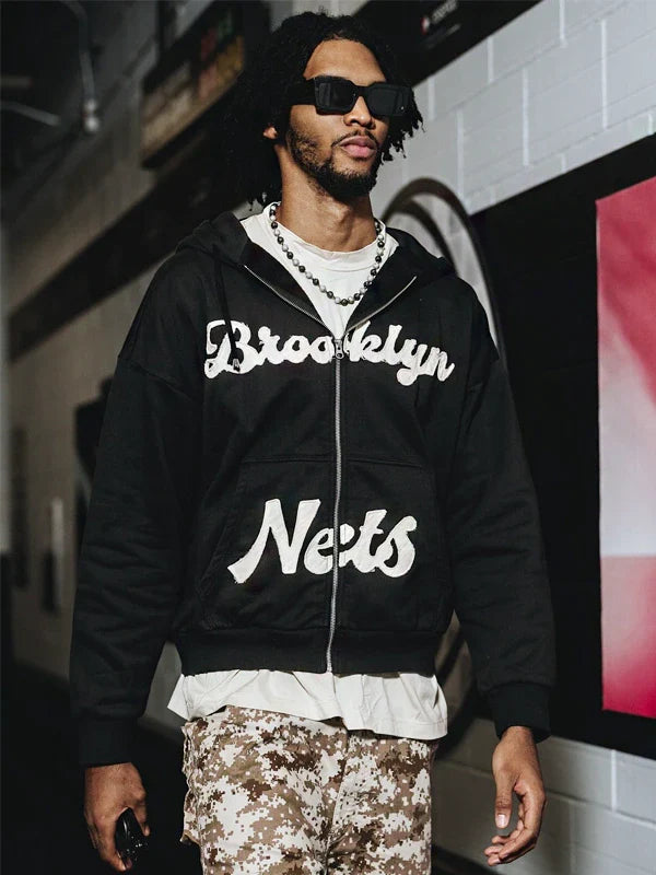 Bero X KidSuper Brooklyn Nets Zip Hoodie