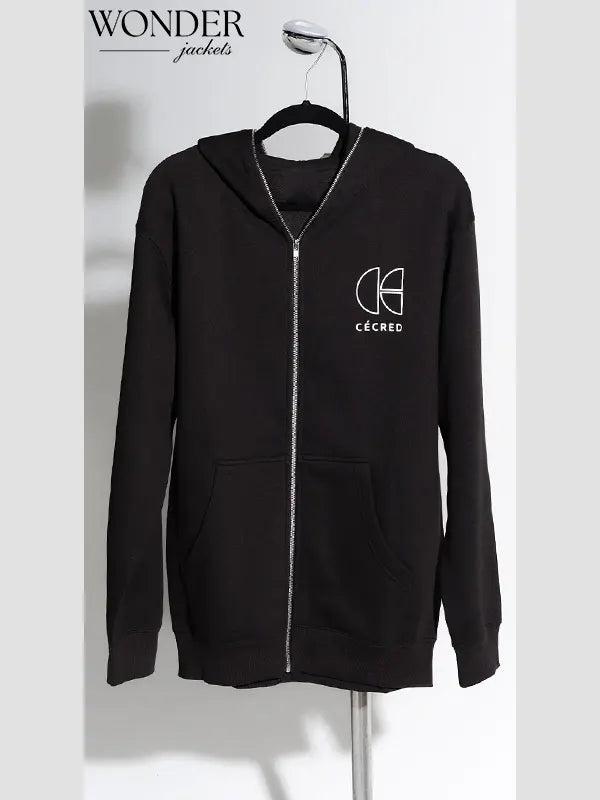 Beyonce Cecred Black Zip-Up Hoodie