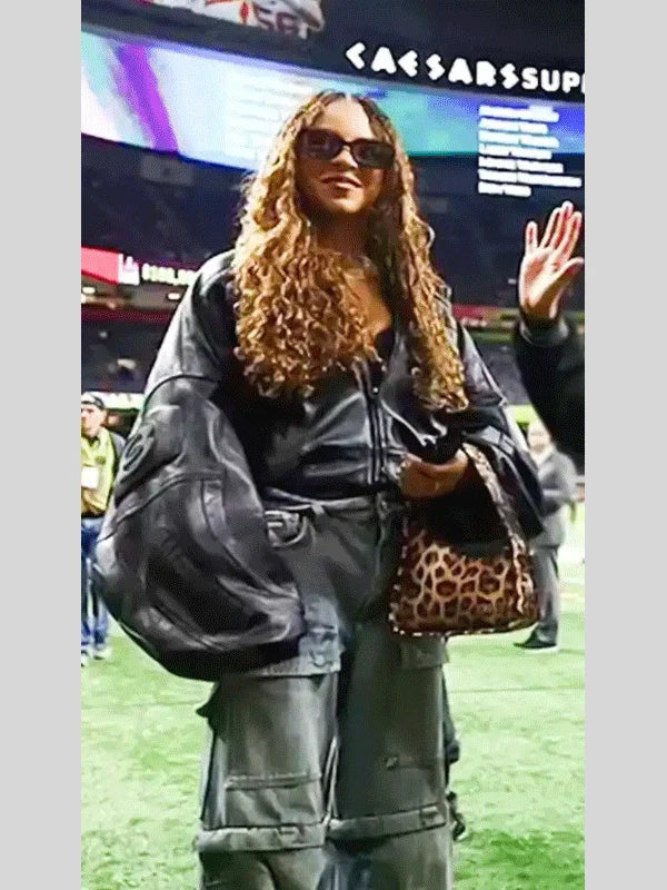 Beyonce Super Bowl Leather Jacket