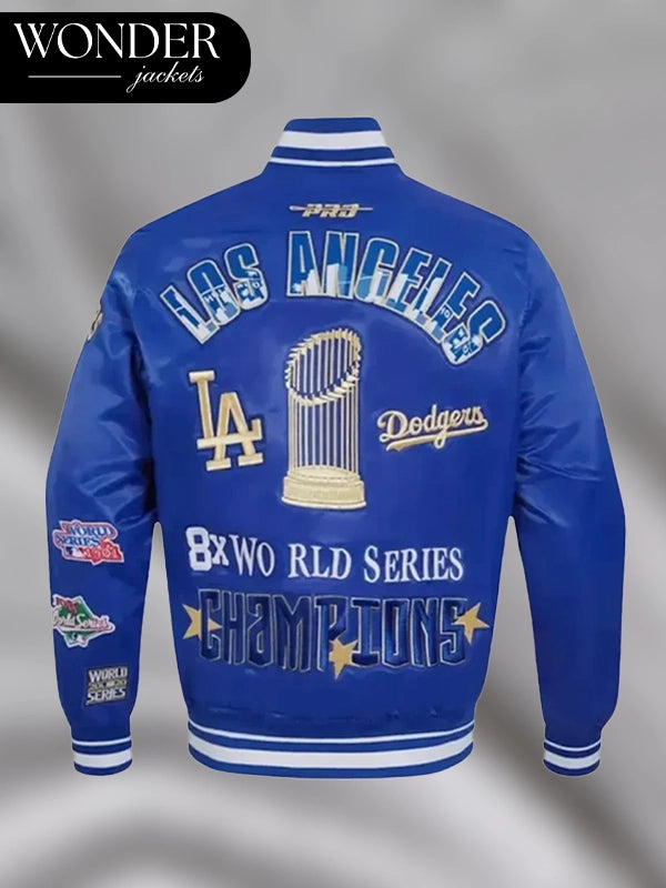Billie Jean MLB Los Angeles Dodgers Varsity Jacket
