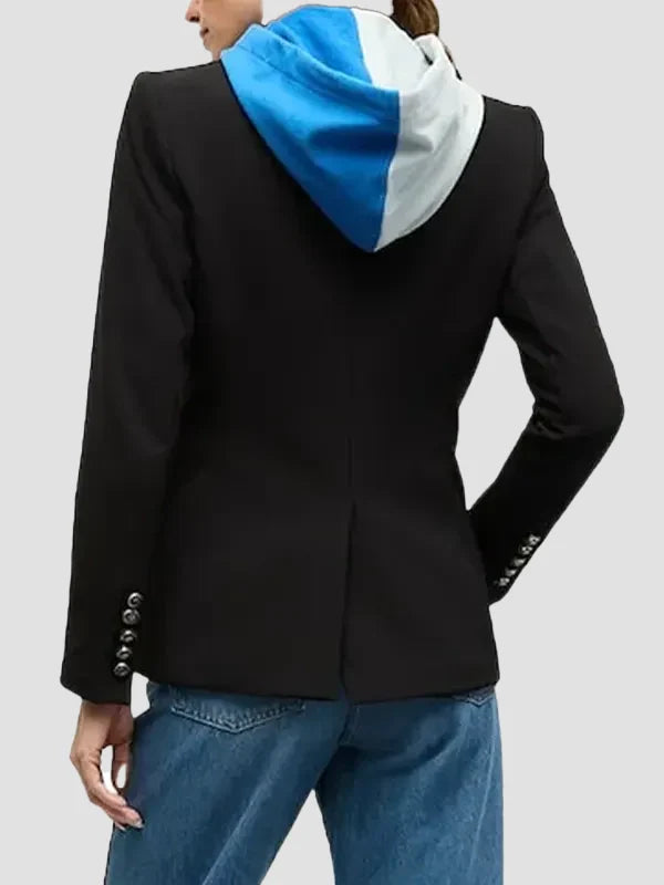 Black Detroit Lions Dickey Jacket