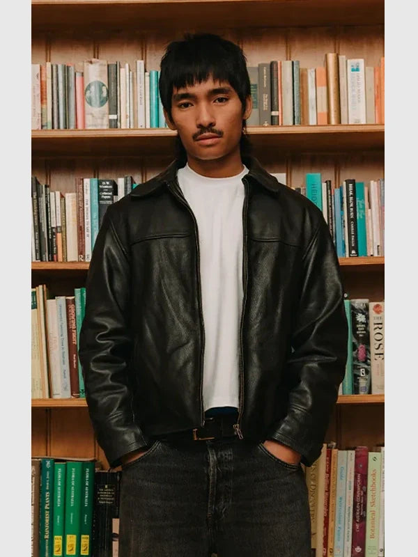 Black Mutimer Leather Jacket
