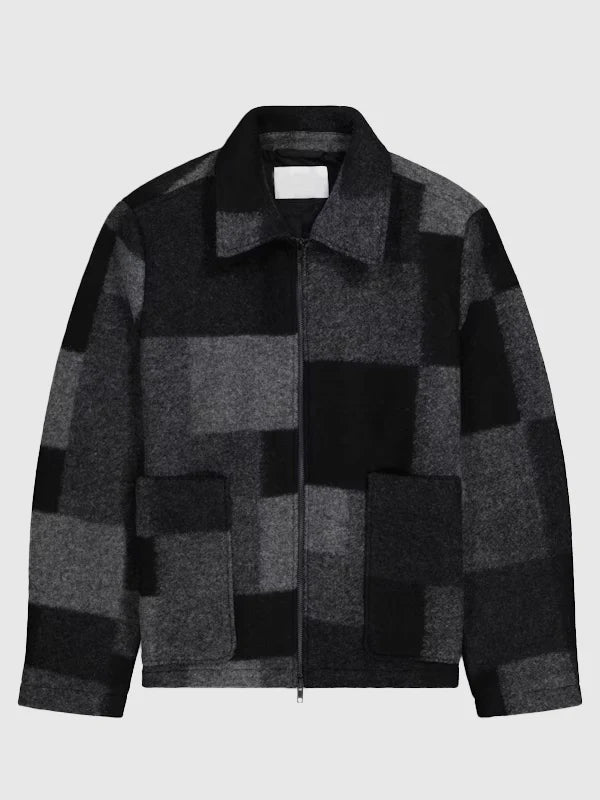 Black NN07 Gael Wool Jacket