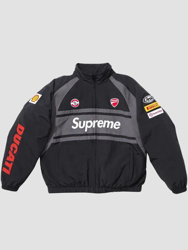 Black Supreme Ducati Track Jacket