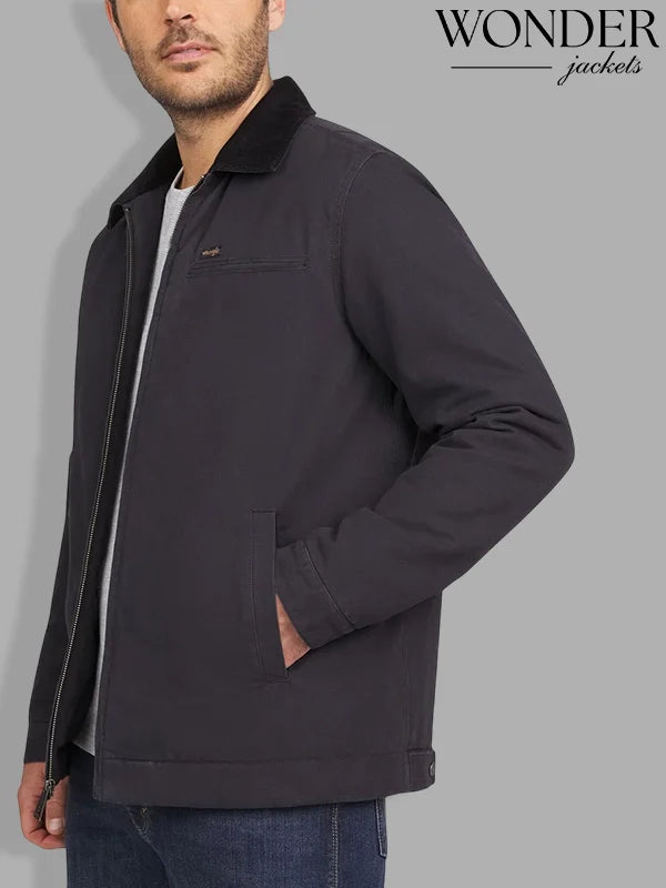 Black Wrangler Work Jacket Costco