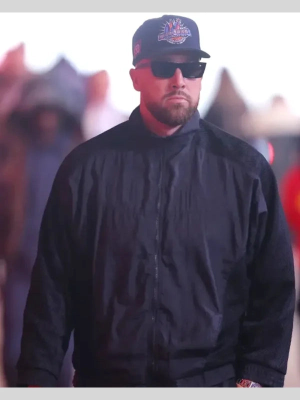 Black Flight Jacket Travis Kelce